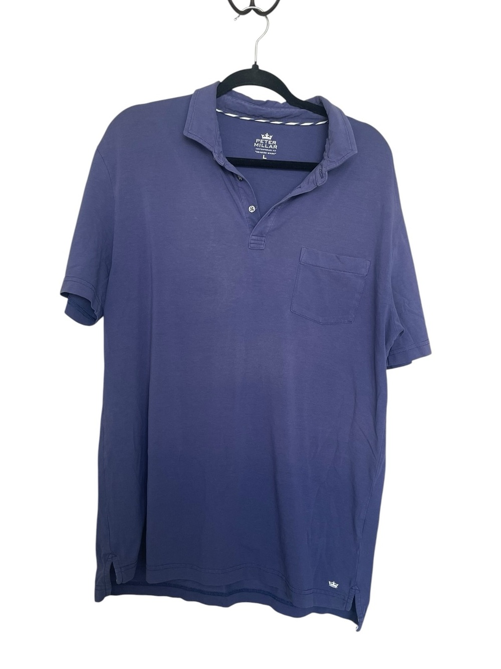 Peter Millar Blue Polo Shirt